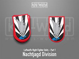 Kitsworld SAV Sticker - Luftwaffe Night Fighters - Nachtjagd Division 